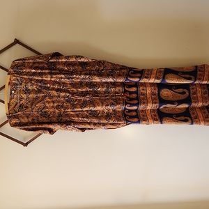 Earthbound Trading Co. Maxi dress paisley print size small